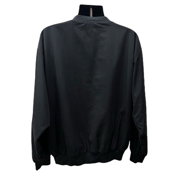 Cabela's Men's Pullover Windbreaker‎ V-Neck Black Size Large Ultra Soft Lined - Picture 3 of 7